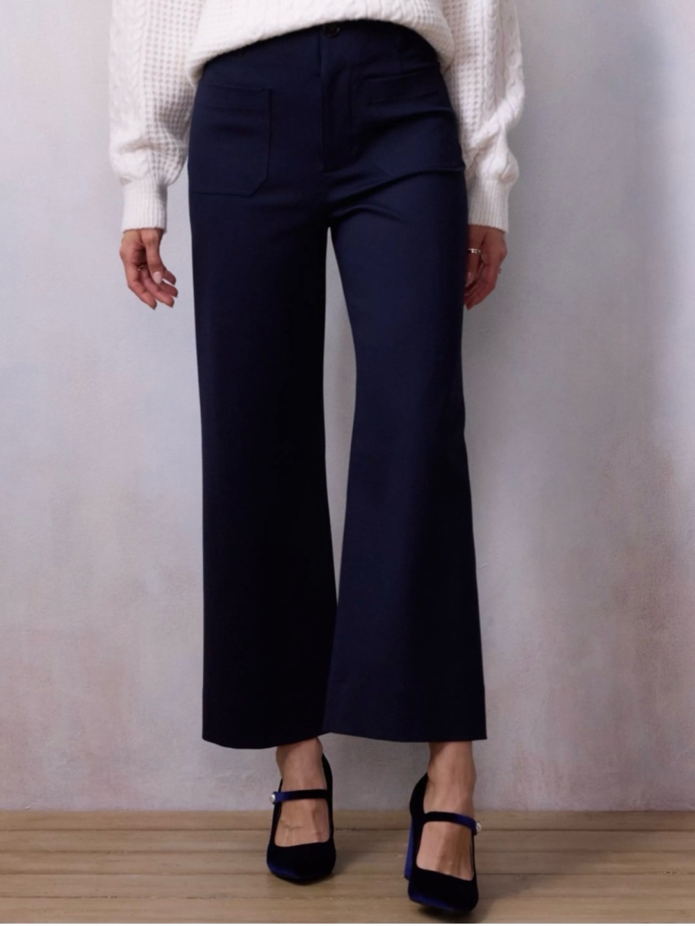 Women's LC Lauren Conrad Super High Rise Wildflower Wide Leg Crop Pants